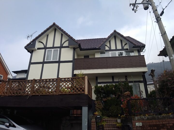 香川県高松市屋島西H様邸　屋根塗装/外壁塗装/その他補修工事