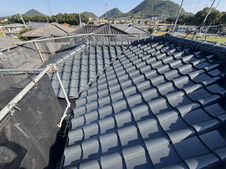 香川県高松市O様邸　屋根塗装/漆喰補修/樋取替え工事